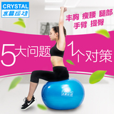 CRYSTAL瑜伽球健身球加厚防爆正品瘦身减肥孕妇儿童运动郑多燕