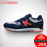[惠]Kappa 女运动鞋 女子复古跑步鞋 系带翻毛鞋|K0465MM52