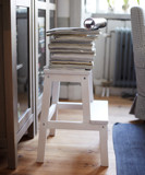 贝卡姆 踏脚凳 白色 实木阶梯凳浴室凳换鞋凳矮凳 IKEA宜家代购