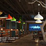 北欧简约现代咖啡厅吧台吊灯办公室服装店铝材灯书房餐厅乐器吊灯