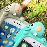 Moschino龅牙兔 iphone6手机壳iphone5S保护套 苹果6plus硅胶套