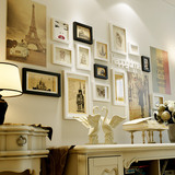 客厅大欧式实木不规则照片墙简约现代墙上组合挂墙创意相框墙装饰