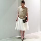 特价 日本BLISS POINT15夏专柜正品 两穿两件套网纱仙女半身裙