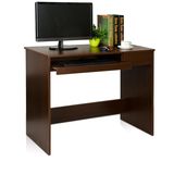 木板组装拼接简单家用办公带键盘抽屉台式电脑桌工作字台一米书桌