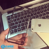 港风iPhone6 plus手机壳苹果5/6s线条潮牌简约风透明壳硅胶手机套