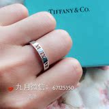 香港专柜代购Tiffany &Co 阿拉伯数字蒂芙尼蒂凡尼 925银 戒指女*