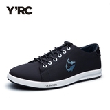 YRC专柜正品2016秋季新款男鞋板鞋 系带运动韩版男士休闲低帮鞋