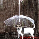 包邮宠物雨伞 遛狗雨伞 泰迪比熊小狗宠物雨衣雨披用品小型犬用