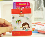 韩国公交卡套可爱甜美momoi女孩卡包/卡套 公交卡套小礼品批发