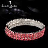 法国Eternelle采用施华洛世奇元素水晶手链 日韩版DIY饰品女手环