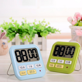 日本LEC计时器学生秒表倒计时器厨房定时器提醒器带支架电子闹钟