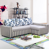 特价现代简约小户型折叠沙发床二三人转角沙发可拆洗多功能储物