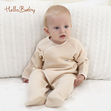 宝宝婴儿1岁0-3~6个月纯棉新生儿衣服秋冬季装连体衣加厚长袖男女