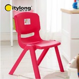 1件包邮 禧天龙 加厚塑料儿童学习靠背防滑凳子 环保餐桌凳 D2019