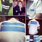 2016韩国电脑桌面右键创意鼠标印花短袖衬衫夏装男女学生衬衣情侣
