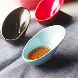 日式韩式可爱厨房多用创意陶瓷小碟子 盘子小鱼酱碟醋碟酱油味碟