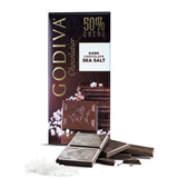 现货比利时进口歌帝梵Godiva高迪瓦50%海盐黑巧克力排块100g代购