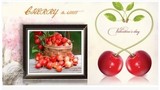 最新款精准印花DMC绣线十字绣套件喜庆餐厅水果画樱桃竹篮包邮