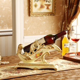 欧式创意复古红酒架摆件奢华葡萄酒架红酒托高档树脂工艺装饰特价