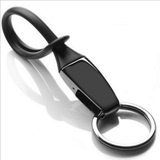 丹麦二代MENU黑钛钥匙扣 时尚创意汽车钥匙圈车用钥匙链腰挂 包邮