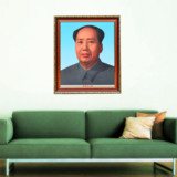 毛主席现代家居装饰画 毛泽东客厅餐厅室内沙发背景走廊壁挂有框