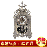 欧式复古座钟 创意客厅座钟 仿古钟表 台式钟 座钟 桌钟 全铜钟表