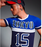 Hansbenny 2015 TOKYO15 T恤 男士休闲运动TEE 制服工装T恤