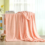 办公室午睡毯被子加厚婴儿小毛毯儿童纯色珊瑚绒毯子车用宠物盖毯