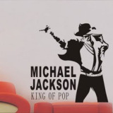 个性迈克杰克逊贴 演唱会酒吧装饰贴纸 卧室DJ欧美时尚墙贴