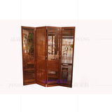 中式屏风 隔断折叠客厅玄关日式卧室实木松木质北京现代时尚双面