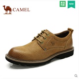 Camel骆驼男鞋 正品日常时尚休闲耐磨系带圆头潮皮鞋A632147120