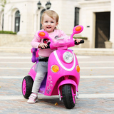 包邮三乐女孩儿童电动车摩托车宝宝玩具三轮车童车遥控汽车可坐人