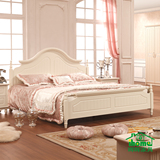 韩式田园床双人床实木床1.5公主床高箱床1.8米床婚床1.2米儿童床