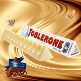 进口亿滋Toblerone瑞士三角白巧克力零食100g 5支包邮 金叶小熊