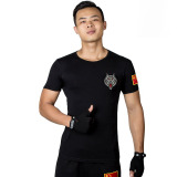 新款冰丝速干刺绣中国旗短袖夏季军装男特种兵T恤体血户外军迷t恤