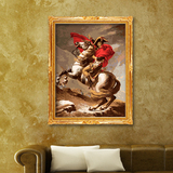自油自画 数字油画diy 大幅人物客厅卧室复古手绘装饰画 拿破仑