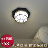 欧式复古LED吸顶灯阳台走廊过道灯卫生间浴室大门铝材防水防潮灯