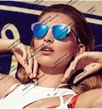 2015新款CD迪奥太阳镜Dior Mirrored女款复古大框墨镜 彩膜炫镜