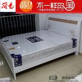 特价实木床、彩色白色烤漆床 单人/双人床1.5/1.8米板式床铺、