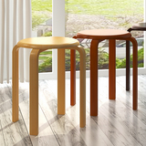 亿家达实木凳子现代简约家用凳子创意餐桌凳时尚凳子木凳子木板凳
