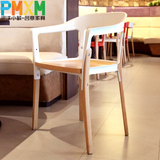钢木椅 实木餐椅 欧式家具 北欧风格 简约椅子 金属椅子 创意椅子
