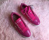 外贸原单ge*x女童短靴可绑带，板靴会呼吸的鞋，女童运动靴玫红色