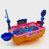 钓鱼台玩具可加水儿童益智多功能亲子过家家玩具 捕鱼达人电动