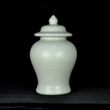 裂纹瓷 仿古官窑瓷器 将军罐 花瓶 陶瓷器 景德镇 摆件 储物罐