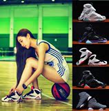 库里乔丹7代篮球鞋男女鞋高帮战靴运动跑步鞋学生aj7热熔岩兔八哥