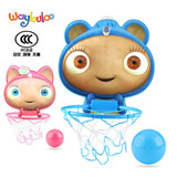 奥杰布鲁精灵篮球框 儿童宝宝篮球架挂式幼儿园室内投圈投篮玩具