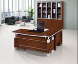 特价办公桌新款板式办公桌1.6-1.8米弧边桌面板加厚主管桌经理桌