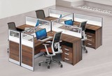 办公家具 办工作桌简约组合 屏风 隔断 时尚办公桌椅 四人位