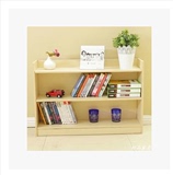 定做纯松木书架实木小书柜简易组装书架定做置物架儿童书橱储物柜