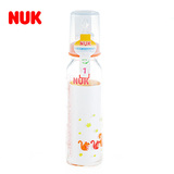 【天猫超市】德国NUK标准玻璃奶瓶230ml 0-6个月硅胶 颜色随机